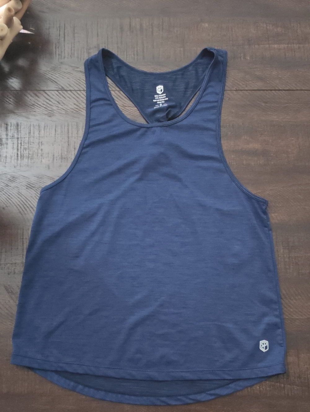 BP EDGE Performance Navy Racerback Tank Top